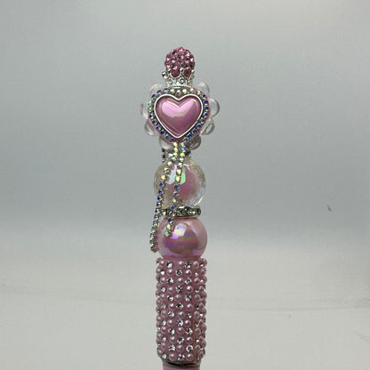 cute heart DIY beadable pens