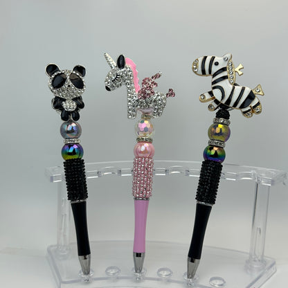 cute animal pens( panda, unicorn, zebra)