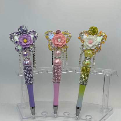 Fancy butterfly flowers pens